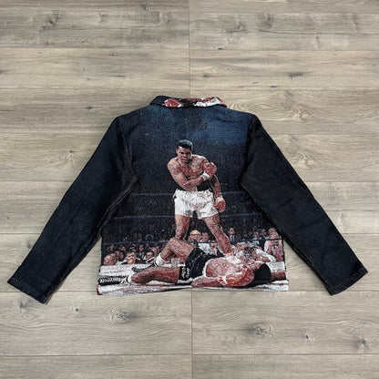 FIGHT TAPESTRY JACKET - RDMCLOTHINGART