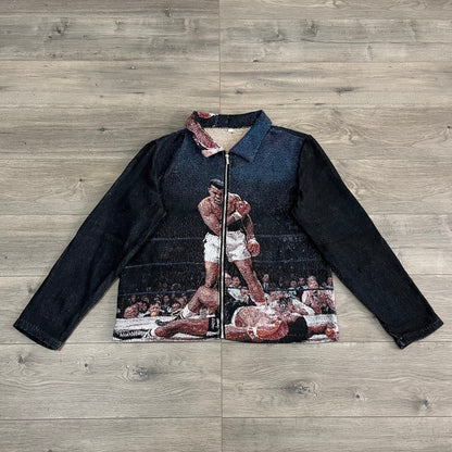 FIGHT TAPESTRY JACKET - RDMCLOTHINGART