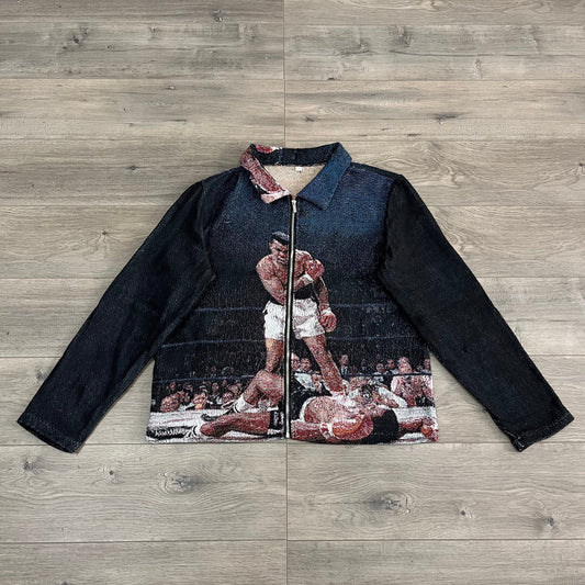 FIGHT TAPESTRY JACKET - RDMCLOTHINGART