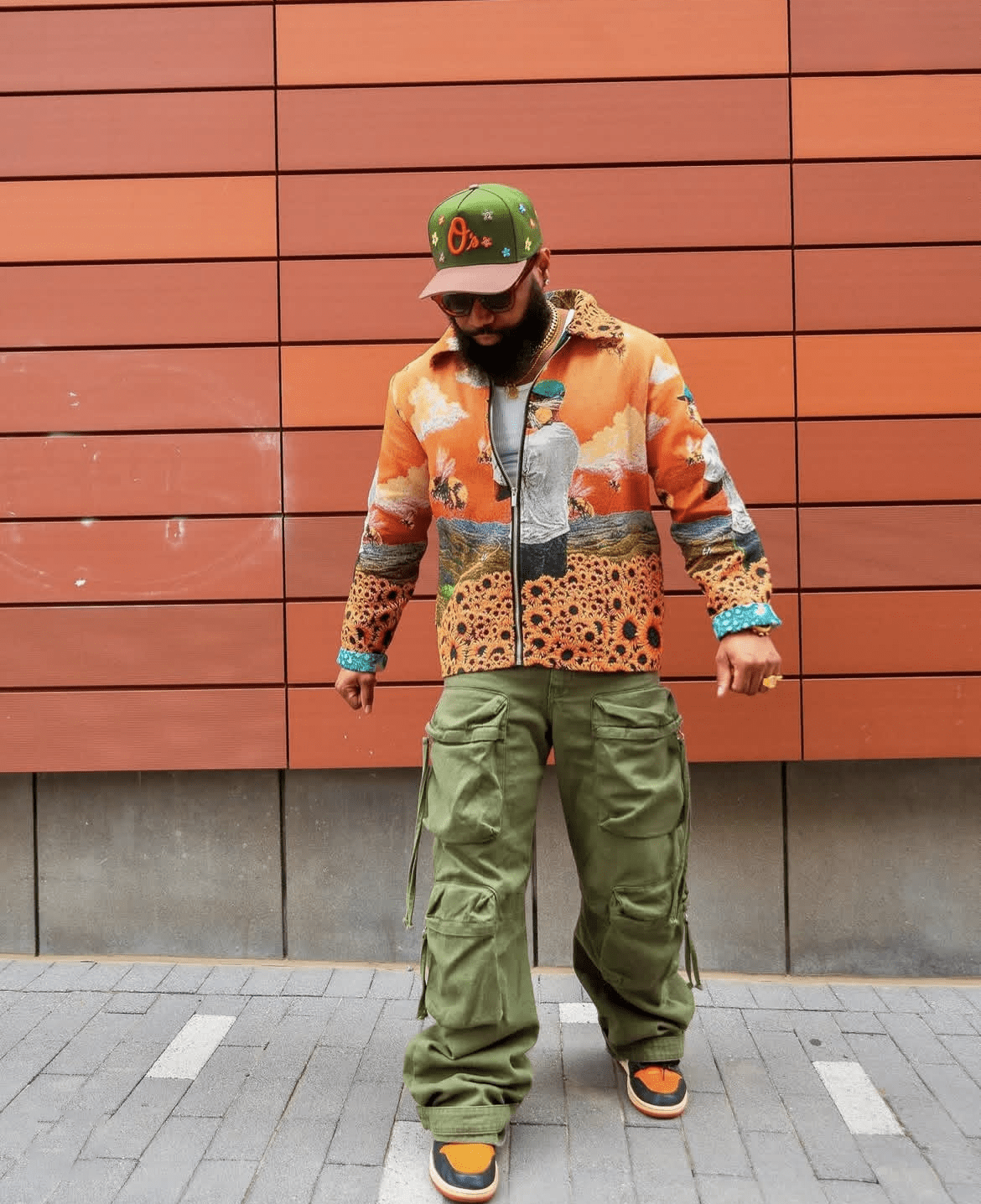 RDMCLOTHINGART tapestry hoodie FLOWER BOY TAPESTRY JACKET