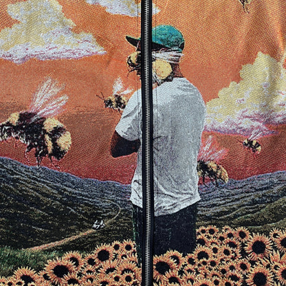 RDMCLOTHINGART tapestry hoodie FLOWER BOY TAPESTRY TEE