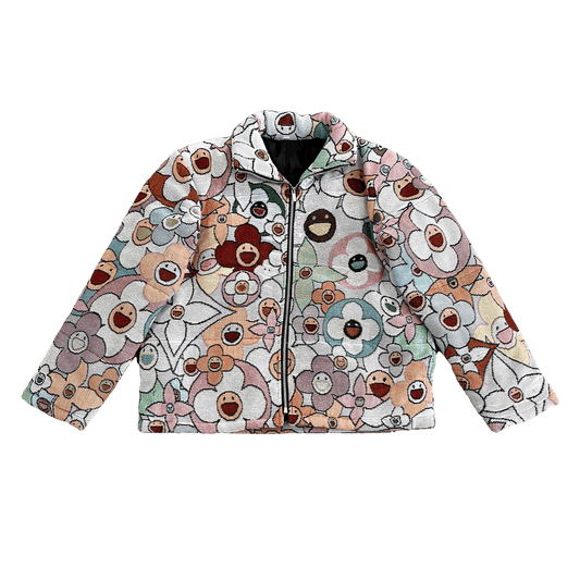 FLOWER TAPESTRY COAT - RDMCLOTHINGART