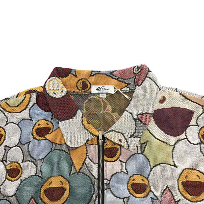 FLOWER TAPESTRY JACKET - RDMCLOTHINGART