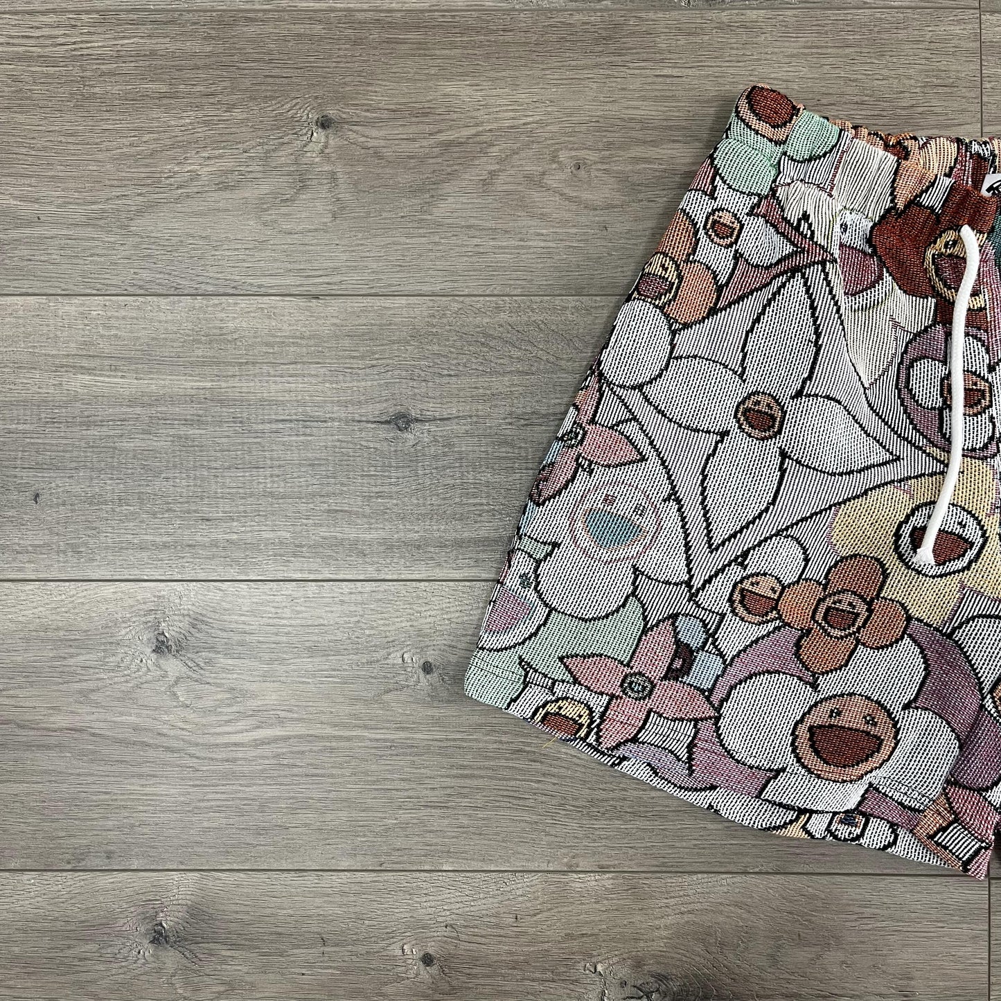 FLOWER TAPESTRY SHORT - RDMCLOTHINGART