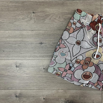 FLOWER TAPESTRY SHORT - RDMCLOTHINGART