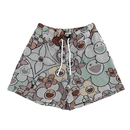FLOWER TAPESTRY SHORT - RDMCLOTHINGART