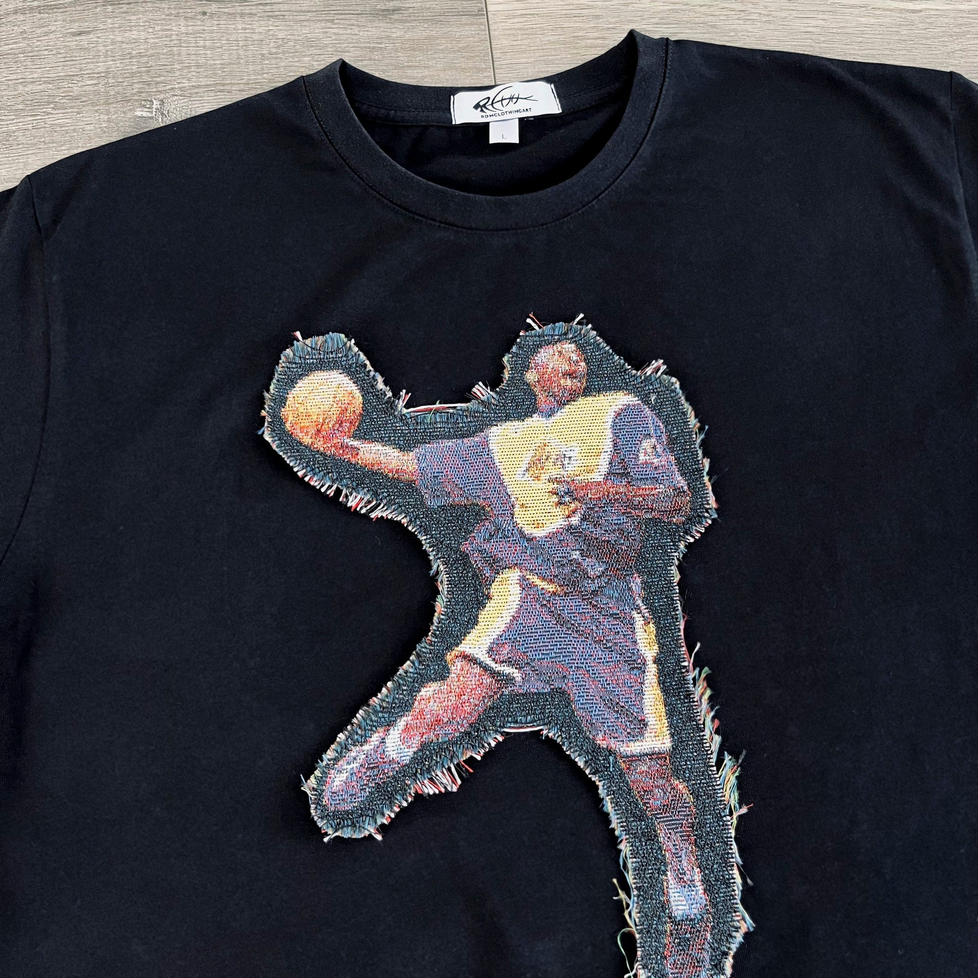 FLY MANBA HEAVY WEIGTH PATCH TEE-8106 - RDMCLOTHINGART