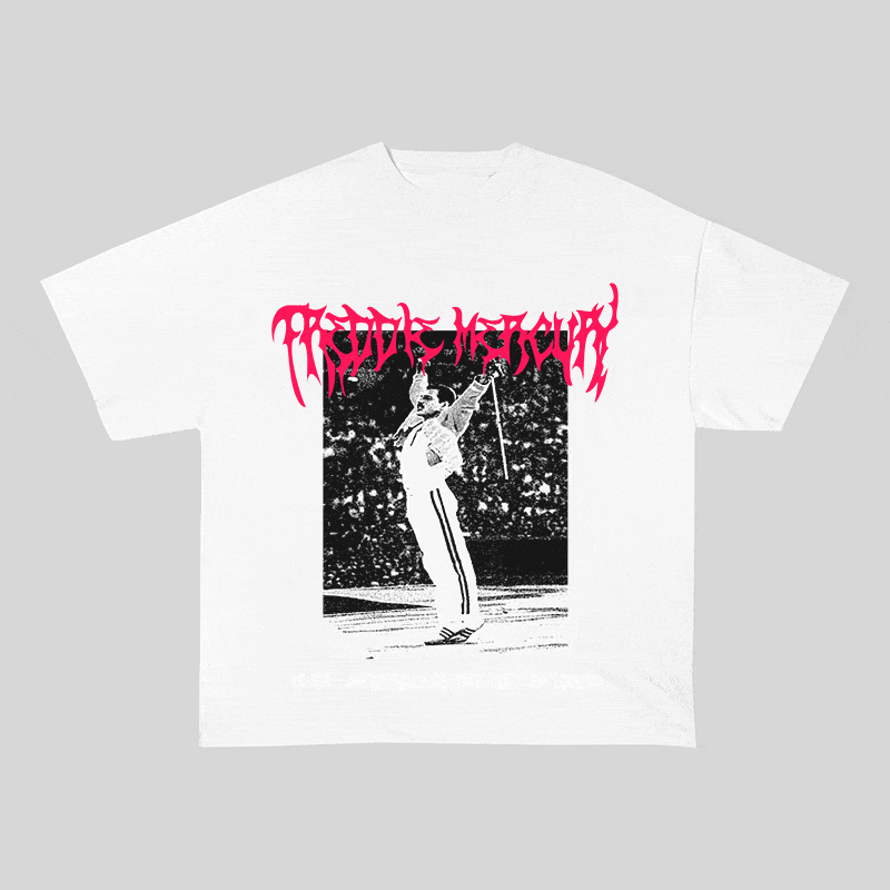 RDMCLOTHINGART tapestry hoodie FREDDIE MERCURY HEAVY WEIGHT COTTON TEE-8902