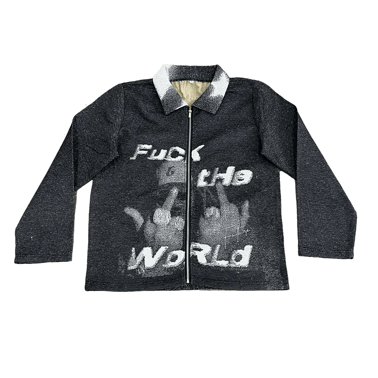 FXXK THE WORLD TAPESTRY JACKET - RDMCLOTHINGART