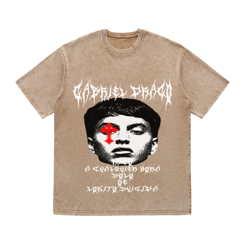 RDMCLOTHINGART tapestry hoodie GABRIEL DRAGO HEAVY WEIGHT COTTON TEE-8903