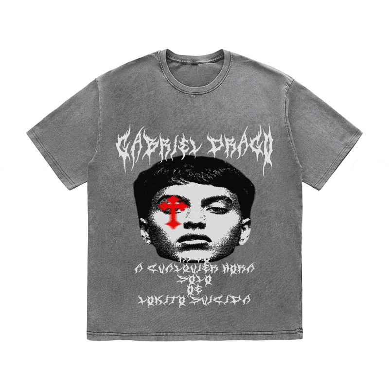 RDMCLOTHINGART tapestry hoodie GABRIEL DRAGO HEAVY WEIGHT COTTON TEE-8903