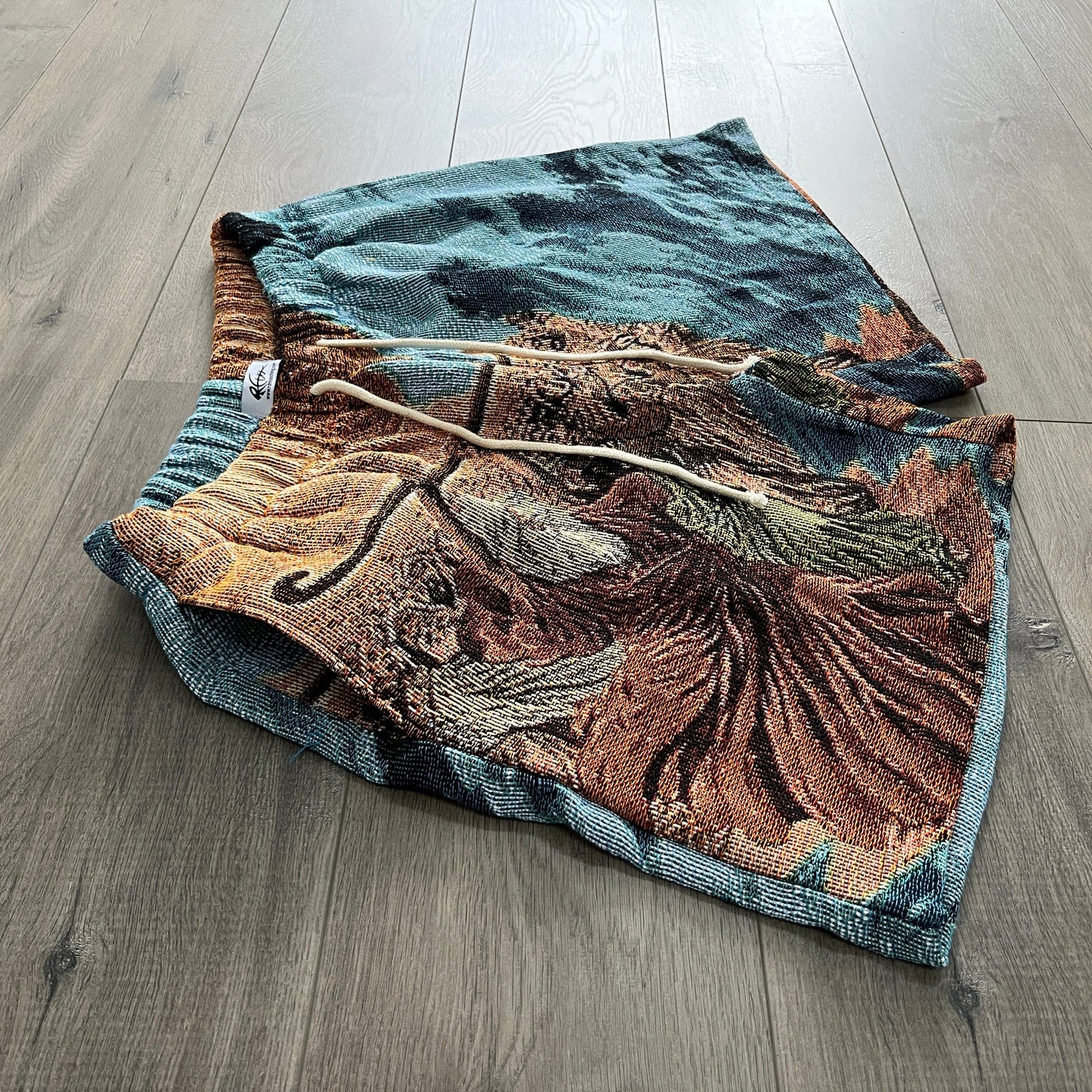 RDMCLOTHINGART tapestry hoodie GOD'S KINGDOM TAPESTRY SHORTS