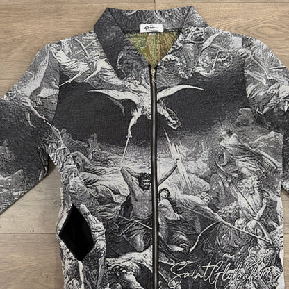 RDMCLOTHINGART tapestry hoodie GOD TAPESTRY JACKET