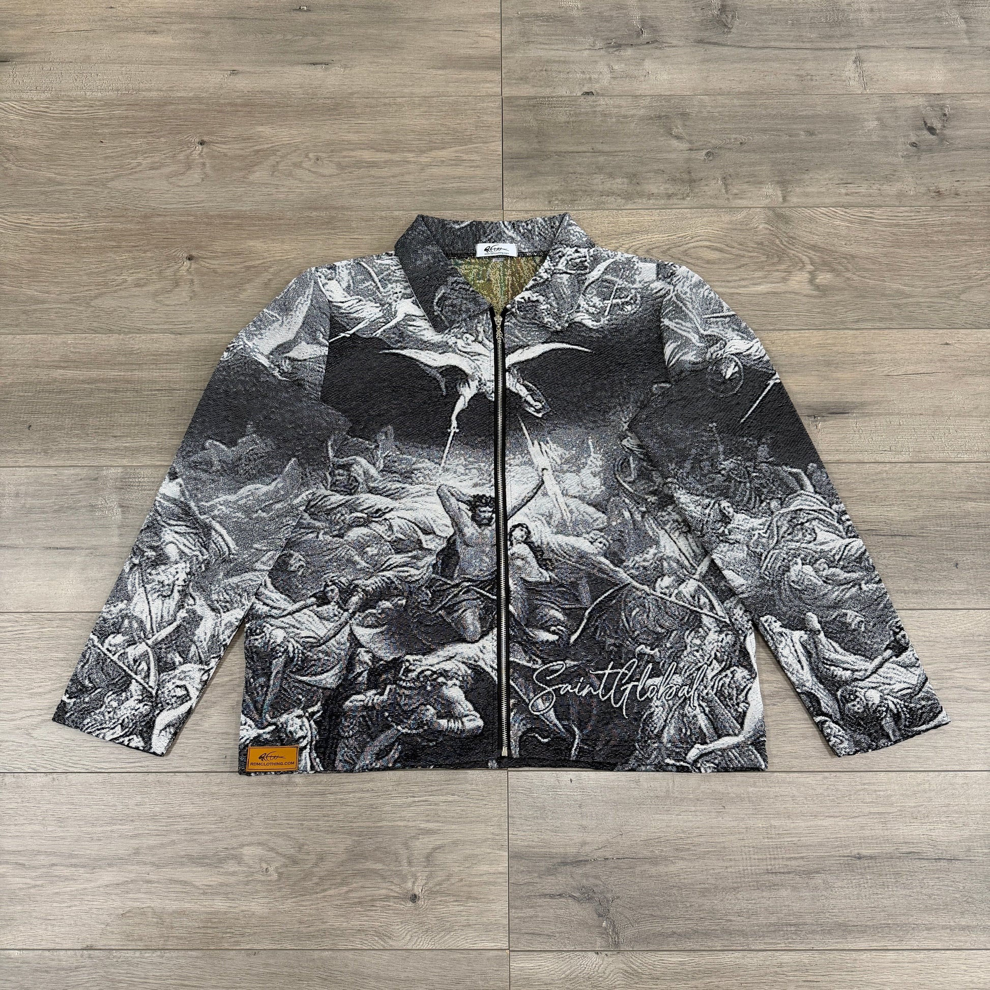 RDMCLOTHINGART tapestry hoodie GOD TAPESTRY JACKET