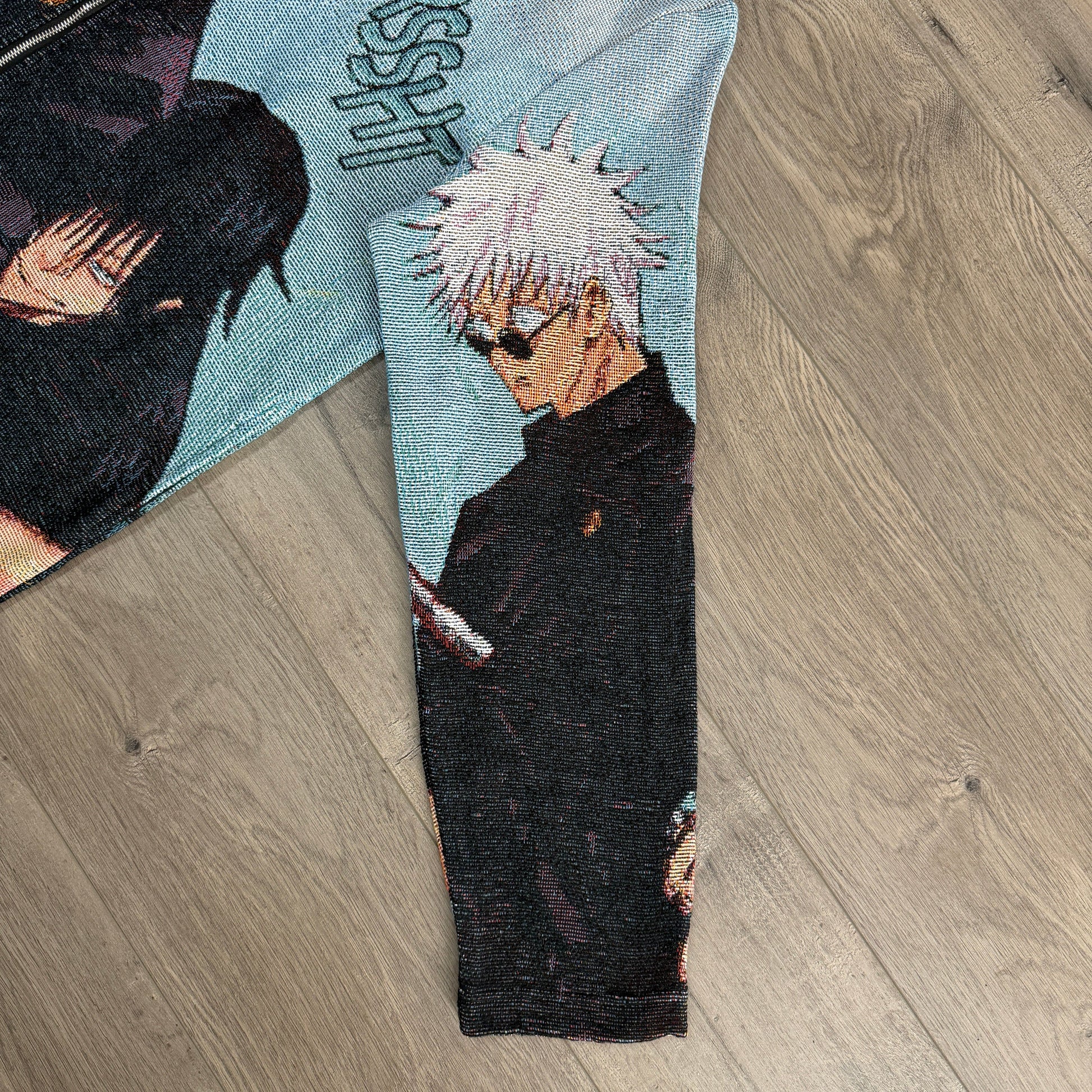RDMCLOTHINGART tapestry hoodie GOJO VS TOJI TAPESTRY JACKET