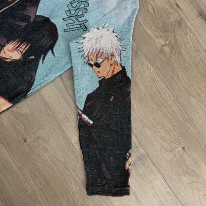 RDMCLOTHINGART tapestry hoodie GOJO VS TOJI TAPESTRY JACKET