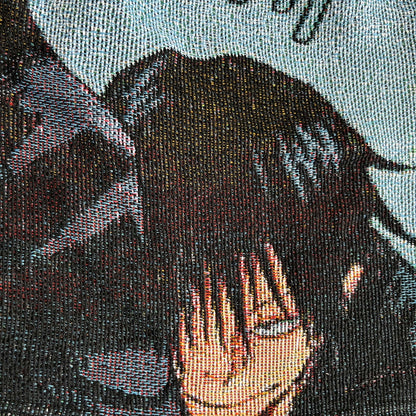 RDMCLOTHINGART tapestry hoodie GOJO VS TOJI TAPESTRY SHORTS