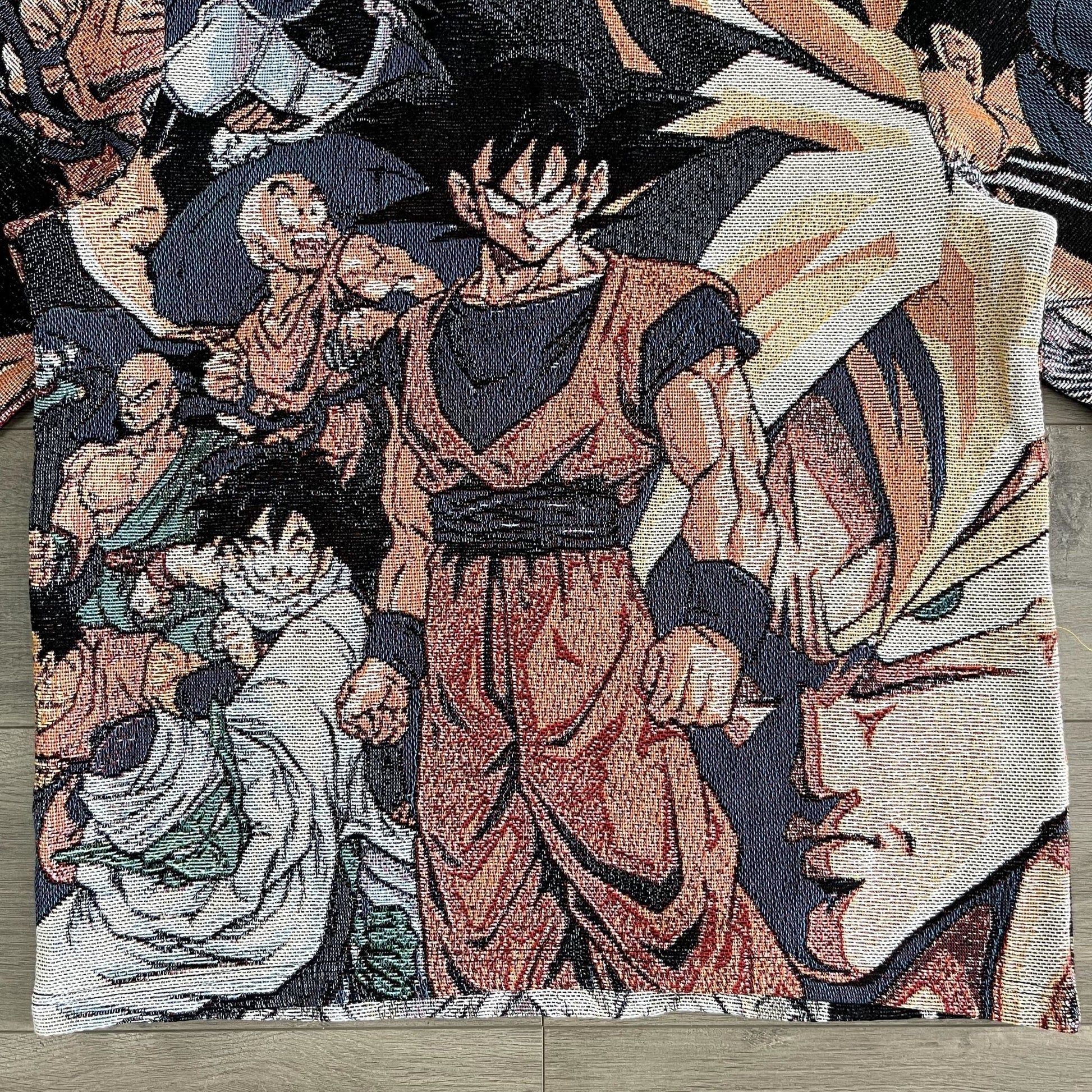 GOKU COLLECTION TAPESTRY HOODIE - RDMCLOTHINGART