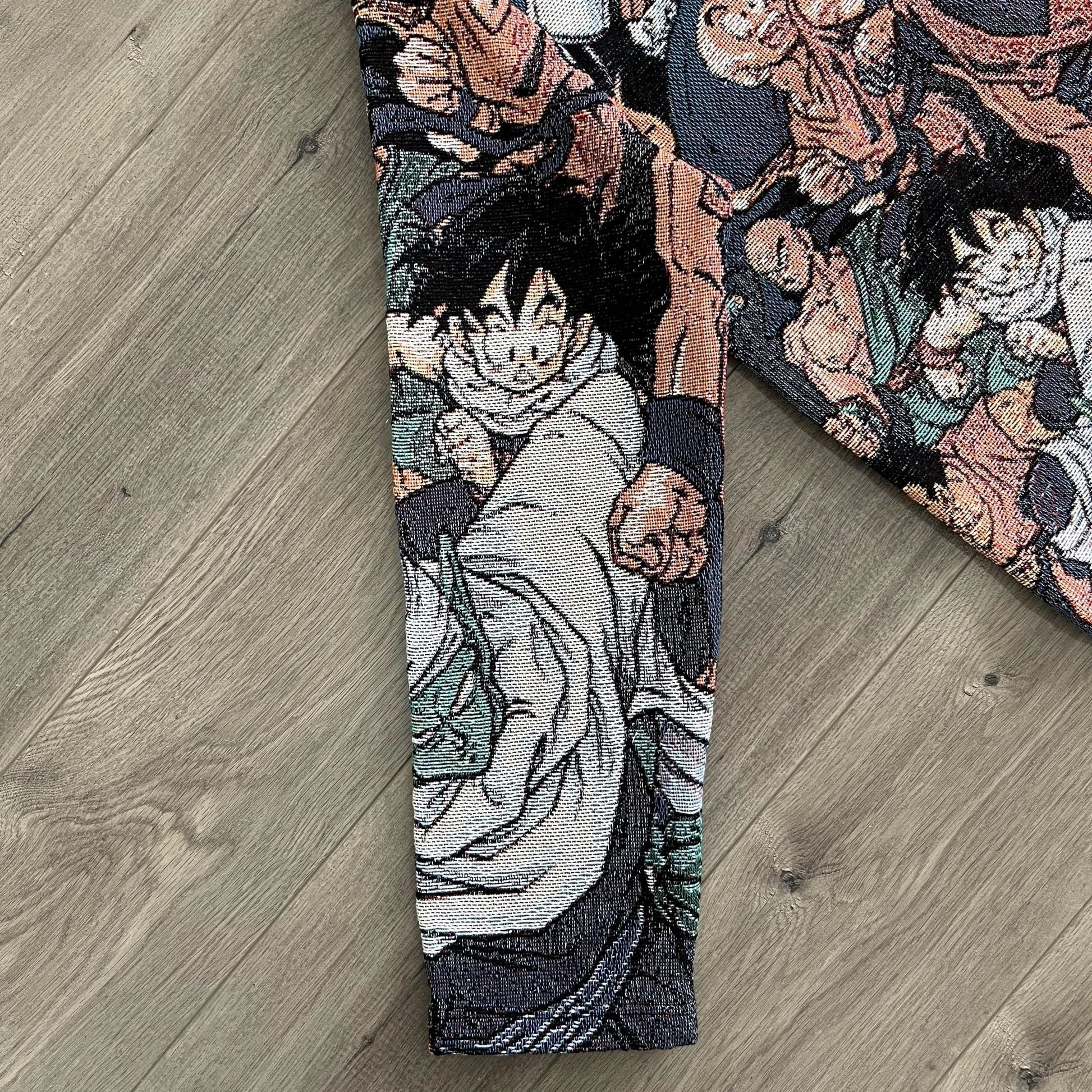 GOKU COLLECTION TAPESTRY HOODIE - RDMCLOTHINGART