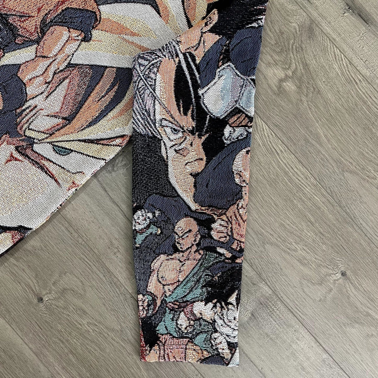 GOKU COLLECTION TAPESTRY HOODIE - RDMCLOTHINGART