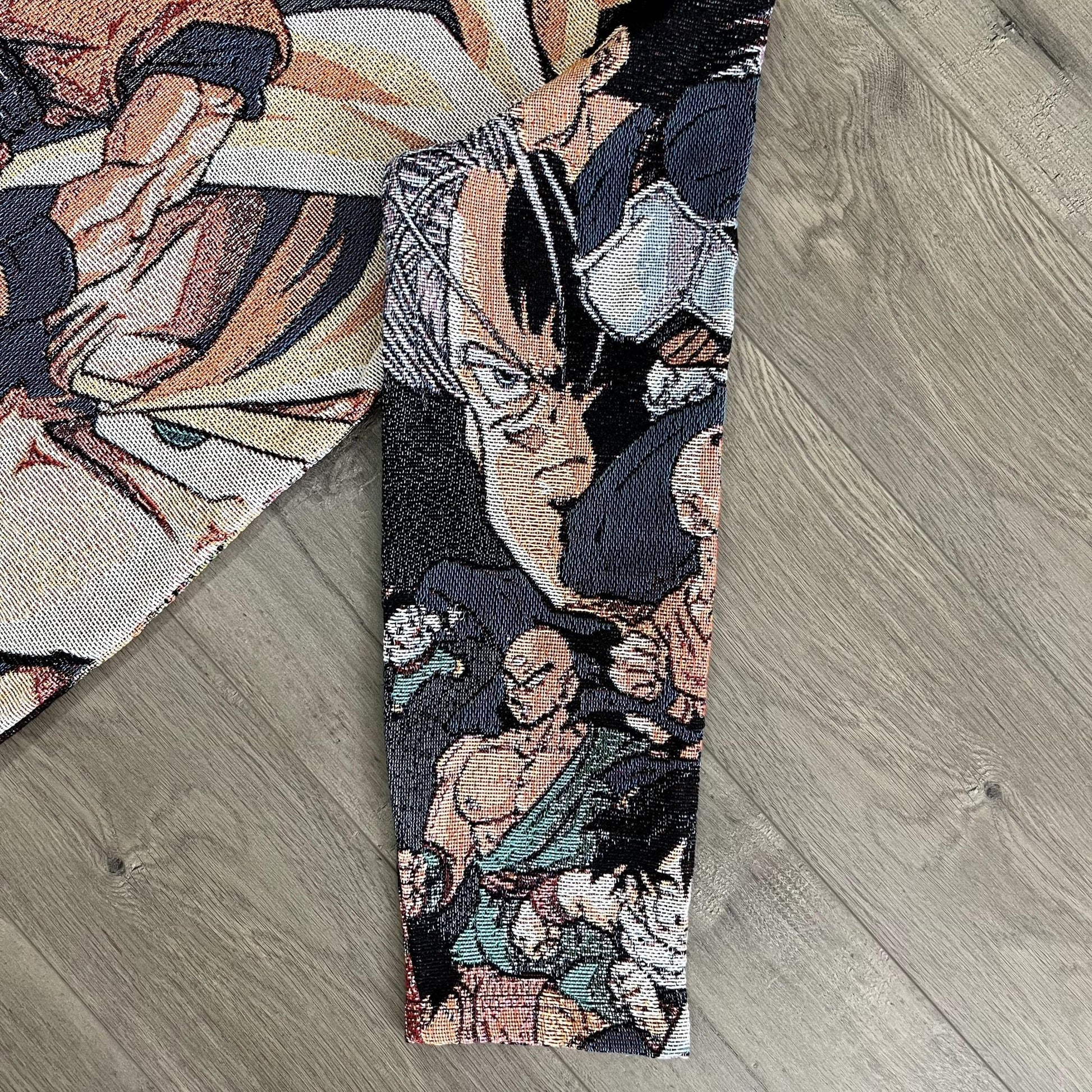 GOKU COLLECTION TAPESTRY HOODIE - RDMCLOTHINGART