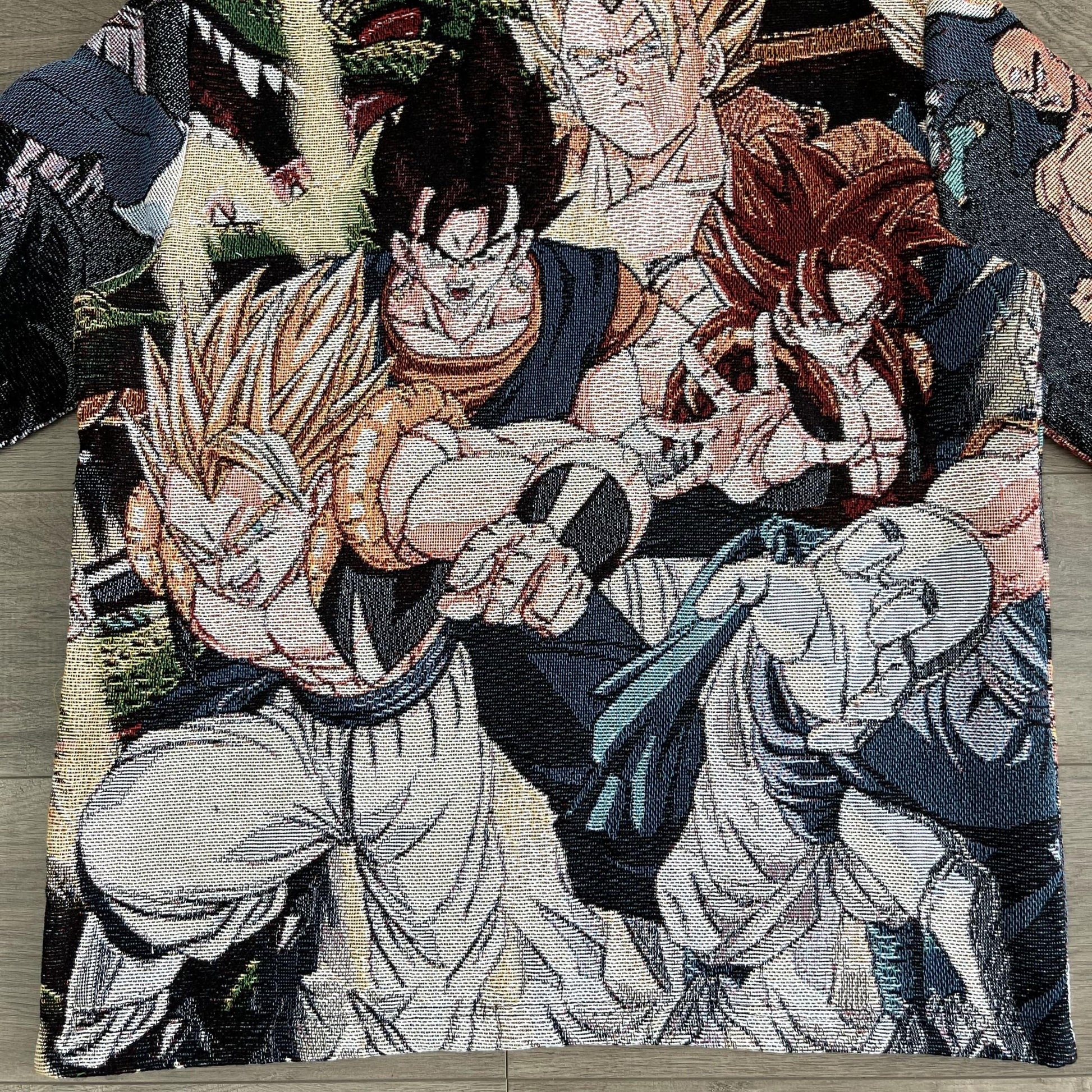 GOKU COLLECTION TAPESTRY HOODIE - RDMCLOTHINGART