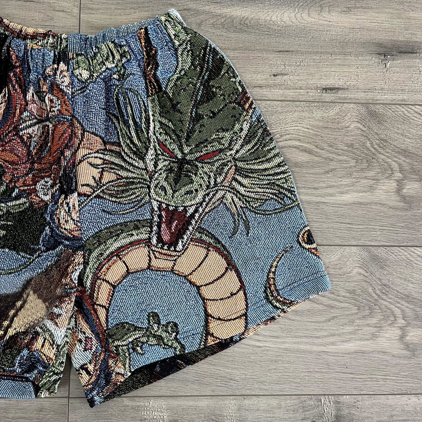 GOKU TAPESTRY SHORTS - RDMCLOTHINGART