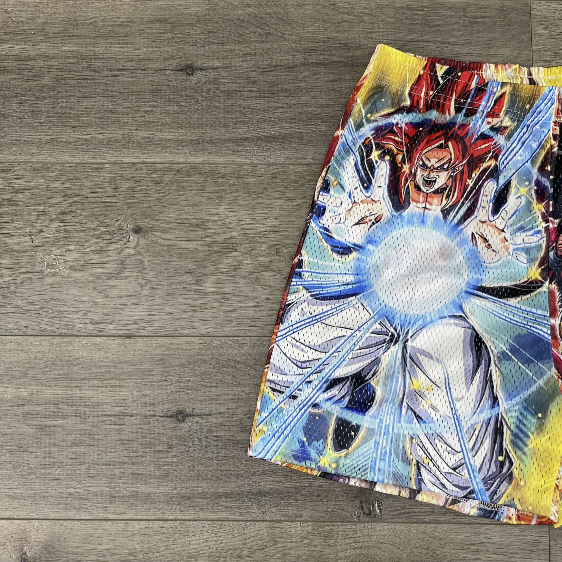 GOKU&VEGETA MESH SHORTS-8664 - RDMCLOTHINGART