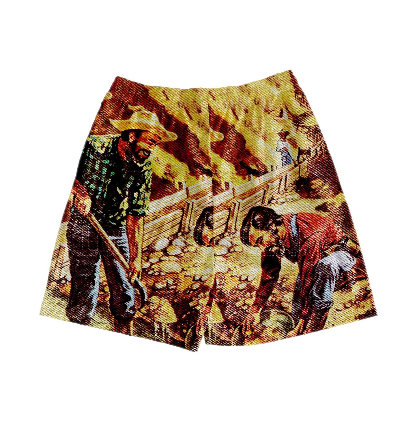 RDMCLOTHINGART tapestry hoodie GOLDEN LIFE TAPESTRY SHORTS