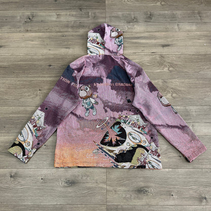 GRADUATION TAPESTRY HOODIE - RDMCLOTHINGART