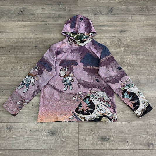 GRADUATION TAPESTRY HOODIE - RDMCLOTHINGART