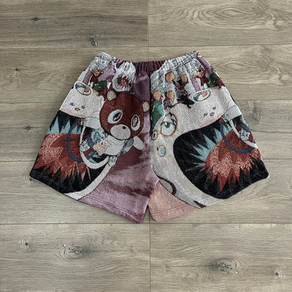 RDMCLOTHINGART tapestry hoodie GRADUATION TAPESTRY SHORTS