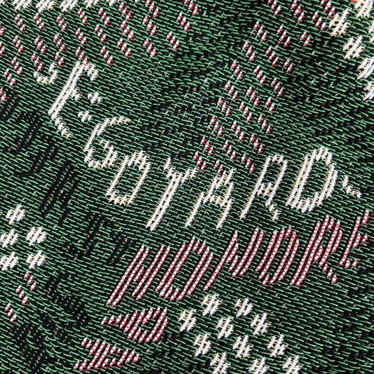 GREEN GY TAPESTRY SHORTS - RDMCLOTHINGART