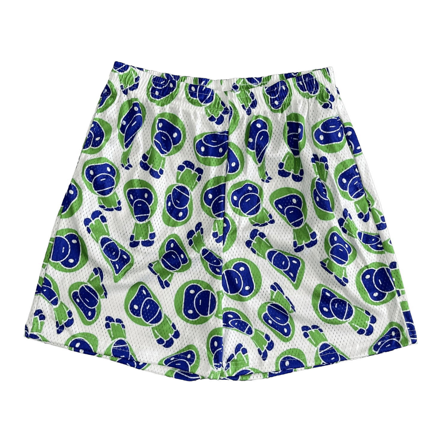 GREEN ML MESH SHORTS-8720 - RDMCLOTHINGART