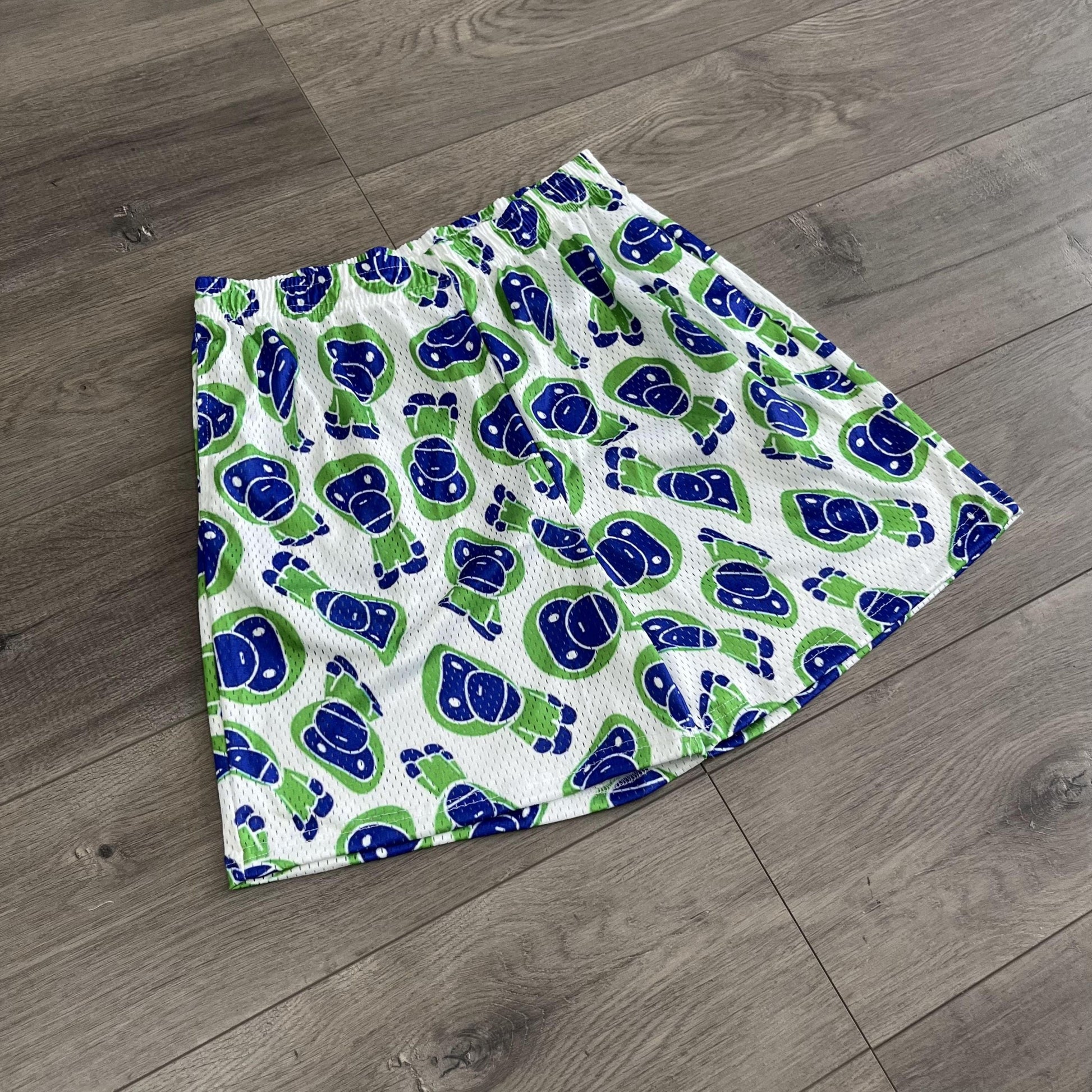 GREEN ML MESH SHORTS-8720 - RDMCLOTHINGART