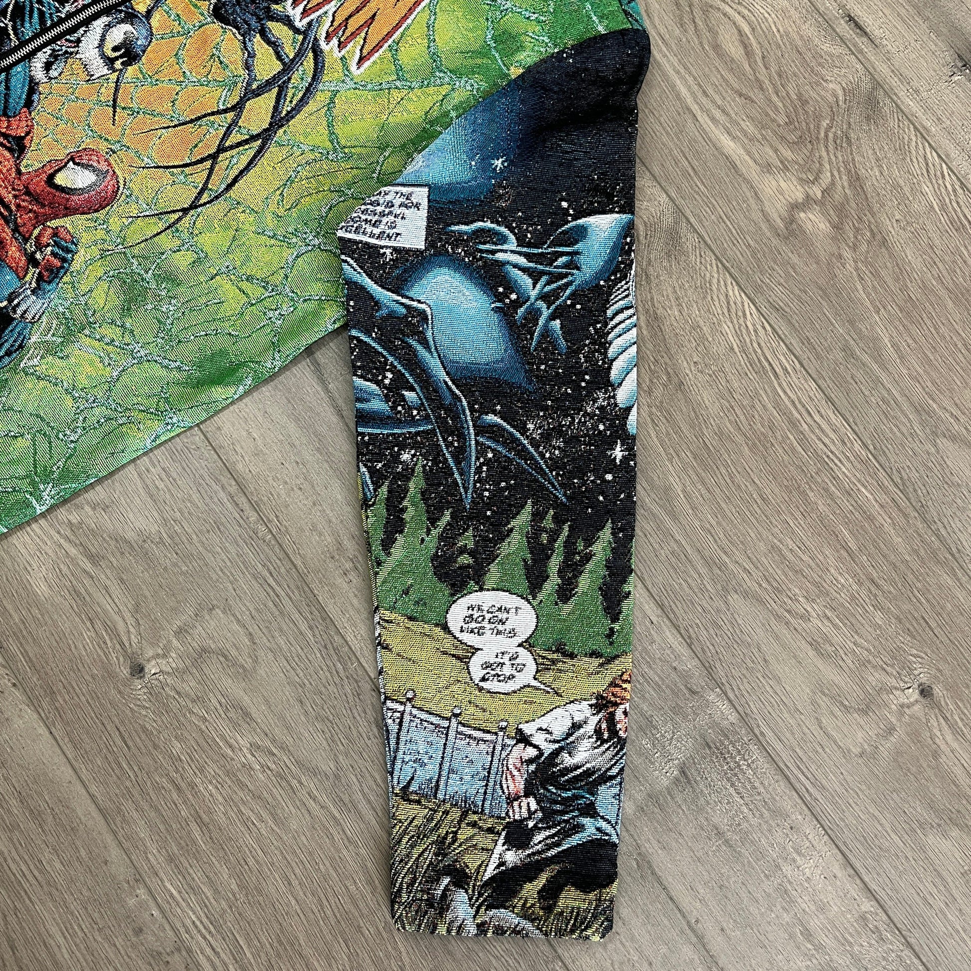 GREEN SPIDER TAPESTRY JACKET - RDMCLOTHINGART