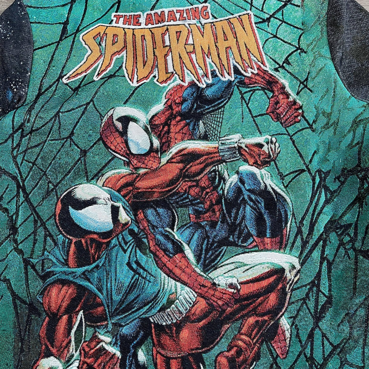 GREEN SPIDER TAPESTRY JACKET - RDMCLOTHINGART