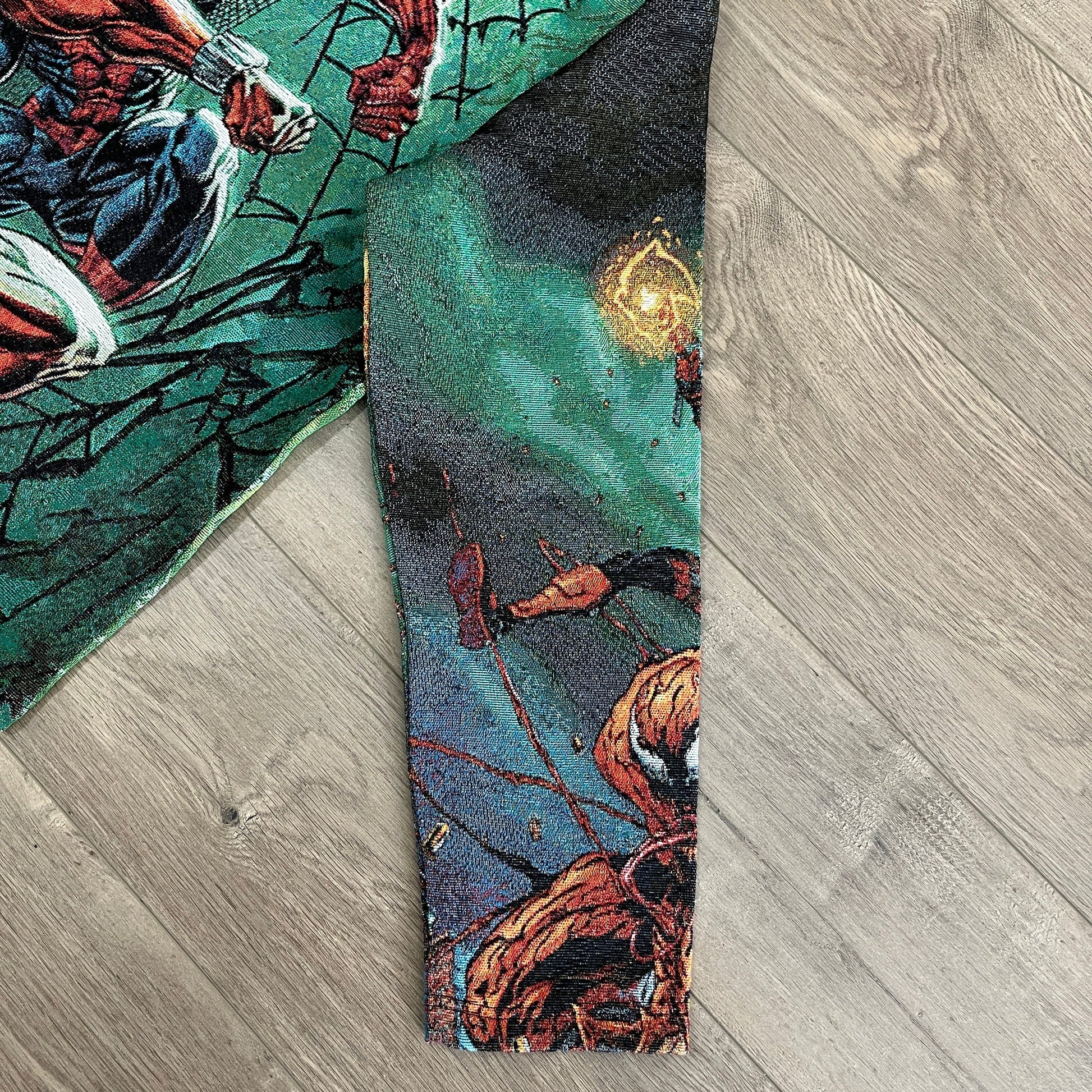 GREEN SPIDER TAPESTRY JACKET - RDMCLOTHINGART