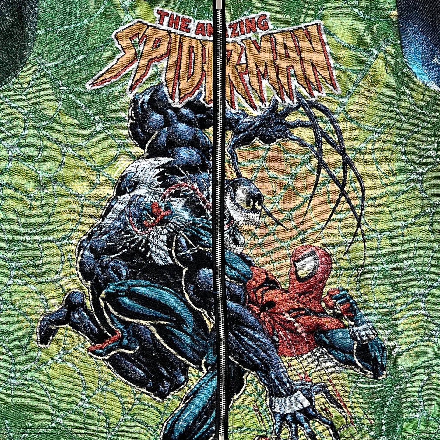 GREEN SPIDER TAPESTRY JACKET - RDMCLOTHINGART