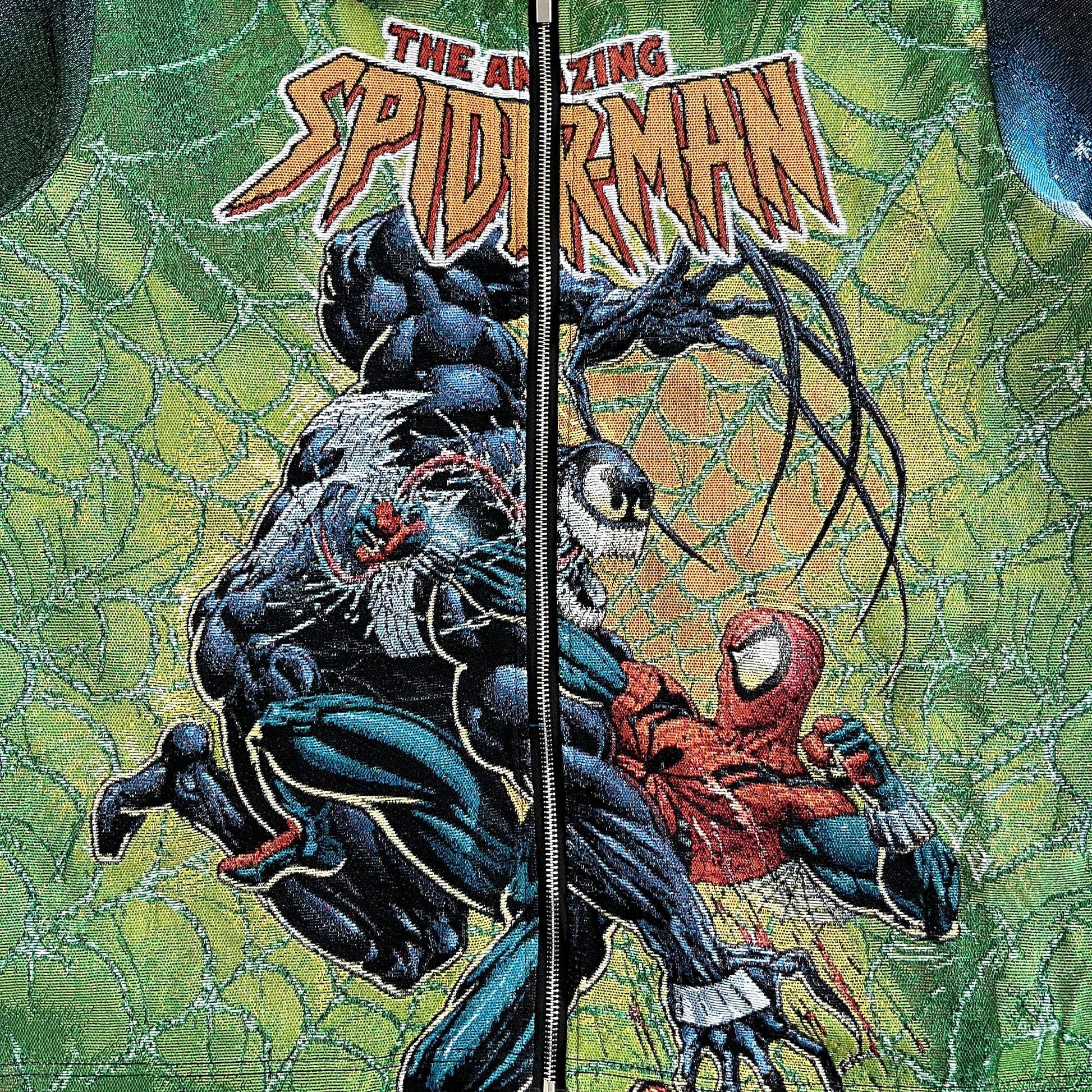 GREEN SPIDER TAPESTRY JACKET - RDMCLOTHINGART