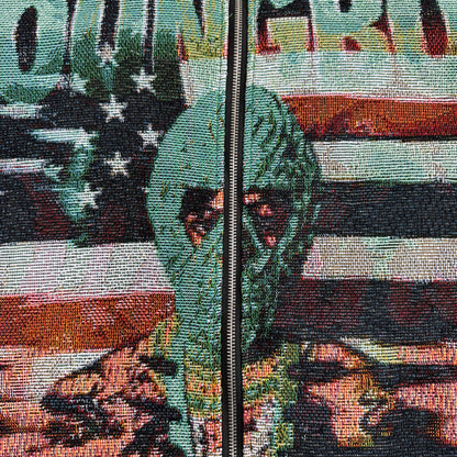 RDMCLOTHINGART tapestry hoodie GREEN YOUNGBOY TAPESTRY JACKET