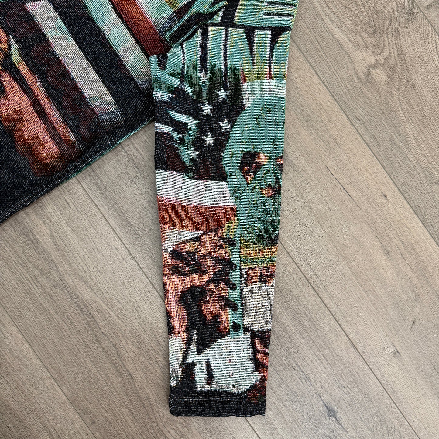 RDMCLOTHINGART tapestry hoodie GREEN YOUNGBOY TAPESTRY JACKET