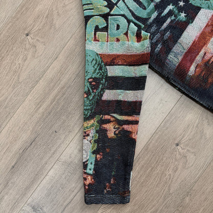 RDMCLOTHINGART tapestry hoodie GREEN YOUNGBOY TAPESTRY JACKET