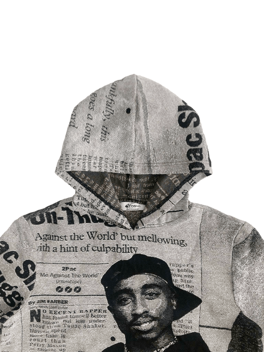 GREY 2PAC TAPESTRY - RDMCLOTHINGART