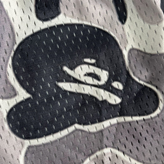 GREY CAMO MESH SHORTS-8700 - RDMCLOTHINGART