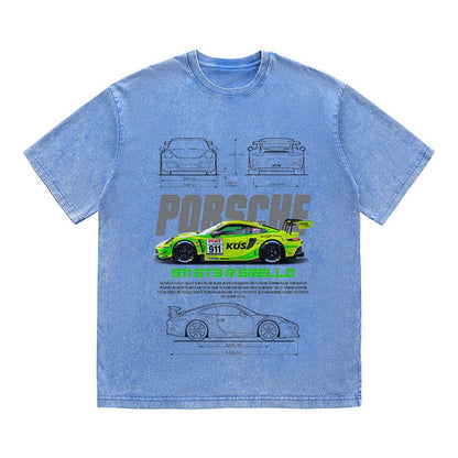 RDMCLOTHINGART tapestry hoodie GT3 R GRE HEAVY COTTON TEES-9414