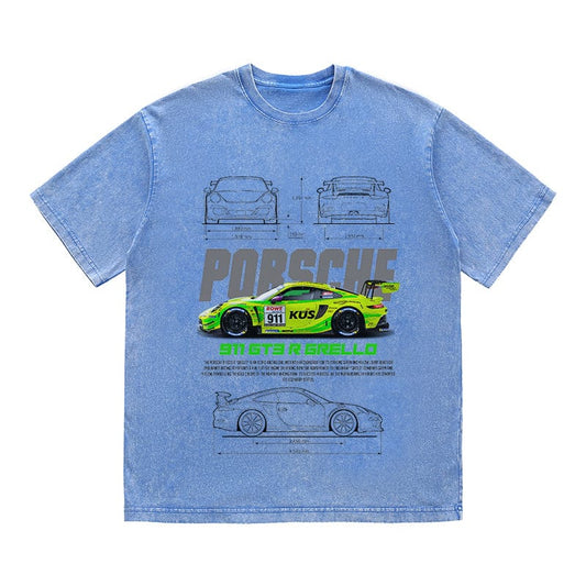 RDMCLOTHINGART tapestry hoodie GT3 R GRE HEAVY COTTON TEES-9414