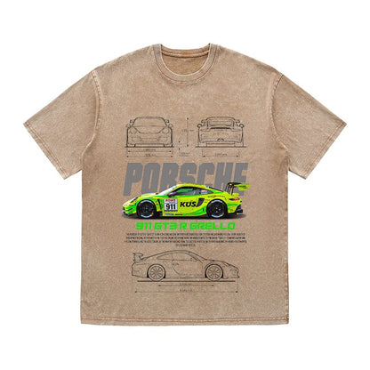 RDMCLOTHINGART tapestry hoodie GT3 R GRE HEAVY COTTON TEES-9414