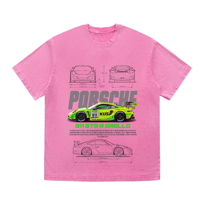 RDMCLOTHINGART tapestry hoodie GT3 R GRE HEAVY COTTON TEES-9414