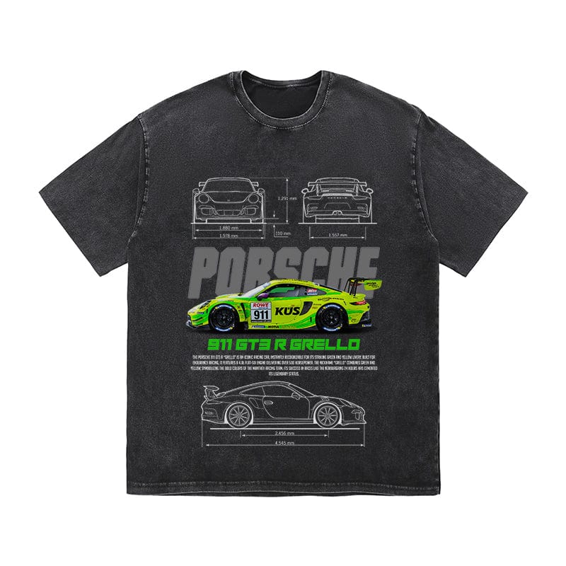 RDMCLOTHINGART tapestry hoodie GT3 R GRELL HEAVY COTTON TEES-9413